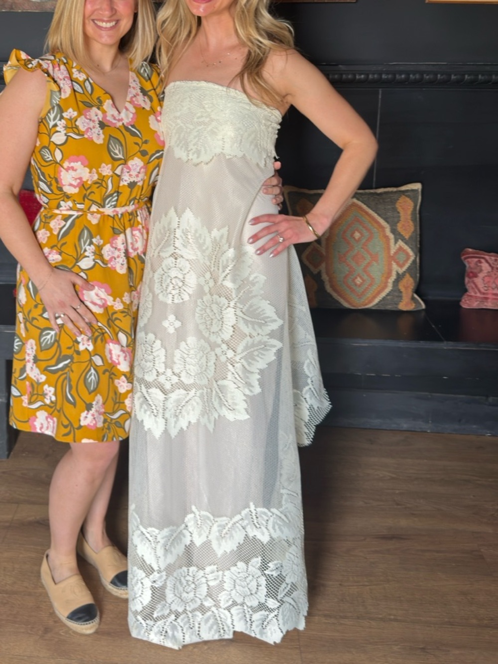 Vintage hand made lace dress